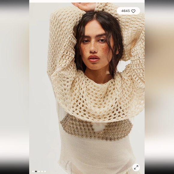 NWT Free People, Schools Out Body Chain, Gold, MSRP $78 - Picture 2 of 9